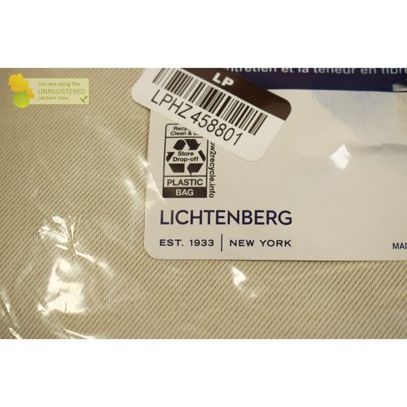 Sun Zero 40x84" Blackout Kenneth Energy Saving Grommet Curtain Panel Cream* - Picture 5 of 6